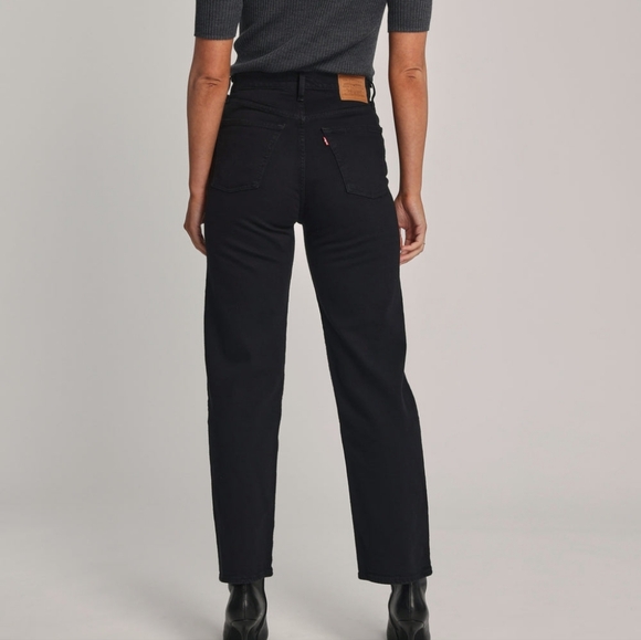 Levi's Ribcage Straight Black Sproud Sz 26 Nwt - Picture 16 of 16